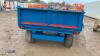 4t single axle tipping trailer c/w tipping pipe & LED lights - 8