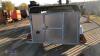 CLH 7'6'' x 4'6'' 750kg livestock trailer c/w lift canopy, dividing gate, rear gates, drop down sides & spare wheel (unused) - 4