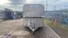 GRAHAM EDWARDS GET126 12' x 6' twin axle livestock deck trailer (s/n 17014617) - 7