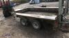 IFOR WILLIAMS GX105 HD 3.5t twin axle plant trailer c/w spare wheel (s/n C0609355) - 7