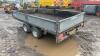 IFOR WILLIAMS LM126 12' x 6' 3.5t twin axle plant trailer (s/n J5154905) - 5