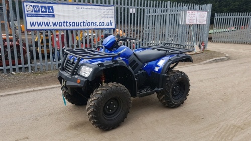 QUADZILLA CF500-2 4wd 500cc quad bike c/w front winch (s/n LCELDTS36F6001105) (as new condition, only 4 recorded miles)