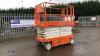 2016 SNORKEL S4732E battery scissor lift (fleet X3236) (s/n 1000086)