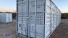 40' shipping container with rear and side doors (unused) - 4