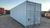 40' shipping container with rear and side doors (unused) - 8