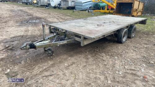 IFOR WILLIAMS LM146 14ft flatbed trailer