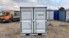 8' container c/w door & window, side door entance (2490 x 1970 x 2190) (unused) - 2