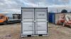 9' container c/w door & window, side door entrance (2740 x 2200 x 2510) (unused) - 2