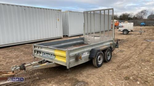 INDESPENSION 10' x 6' 2.6t twin axle plant trailer (s/n 20943)