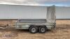 INDESPENSION 10' x 6' 2.6t twin axle plant trailer (s/n 20943) - 2