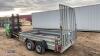 INDESPENSION 10' x 6' 2.6t twin axle plant trailer (s/n 20943) - 3