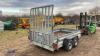 INDESPENSION 10' x 6' 2.6t twin axle plant trailer (s/n 20943) - 5