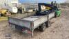 IFOR WILLIAMS LM126G 12' x 6' dropside trailer c/w FERRARI GR2300 crane (s/n 30376764) - 4