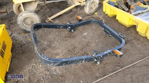 Folding roll bar rops