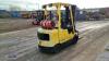 HYSTER H3.00 3t gas forklift (s/n D187V31233E) with triplex mast & side-shift (All hour and odometer readings are unverified and unwarranted) - 5