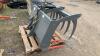 BRESELL 1.3m muck grab to suit telehandler (unused) - 5