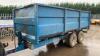 MARSTON FF10L 10T twin axle tipping trailer s/n11186 - 2