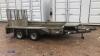 IFOR WILLIAMS GX106 10' x 6' 3.5t twin axle plant trailer - 2