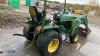 JOHN DEERE 670 4wd tractor c/w front loader & bucket (All hour and odometer readings are unverified and unwarranted) - 4