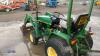 JOHN DEERE 670 4wd tractor c/w front loader & bucket (All hour and odometer readings are unverified and unwarranted) - 6