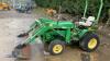 JOHN DEERE 670 4wd tractor c/w front loader & bucket (All hour and odometer readings are unverified and unwarranted) - 7