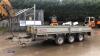 NUGENT 14' 3.5t tri axle trailer (s/n 0680114) c/w sides - 2