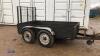 Twin axle 8' trailer c/w ramp - 2