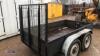 Twin axle 8' trailer c/w ramp - 4