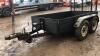 Twin axle 8' trailer c/w ramp - 8