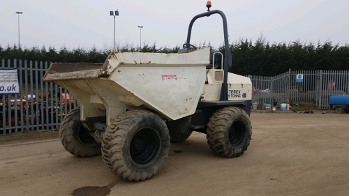 2008 TEREX PT9000 9t straight skip dumper (s/n E801E11060)