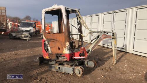 2020 TAKEUCHI TB216 excavator (s/n 21606938) (cab fired) (All hour and odometer readings are unverified and unwarranted)