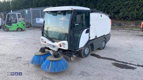 JOHNSON road sweeper (GX53 OMO) (All hour and odometer readings are unverified and unwarranted)