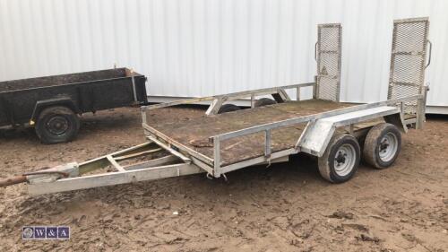 INDESPENSION 10' x 6' 3.5t twin axle plant trailer