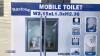 BASTONE portable double toilet block c/w wash basin (unused) - 4