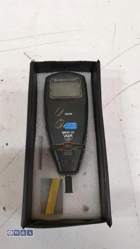 Digital tachometer c/w case