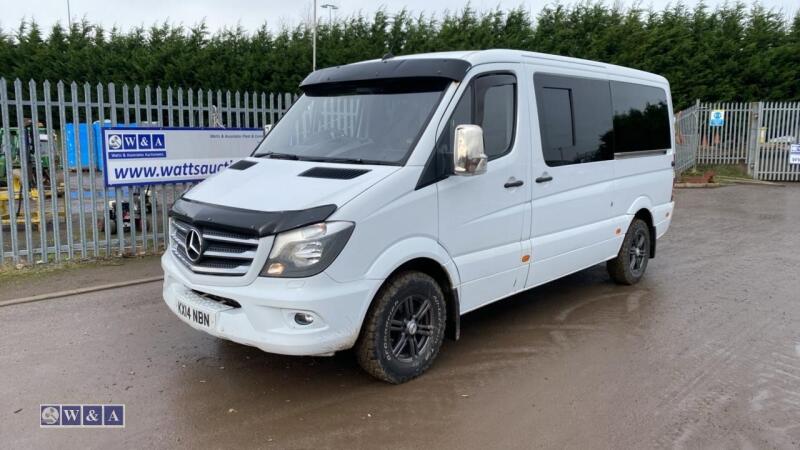 MERCEDES-BENZ SPRINTER 12 seater van (KX14 NBN)(MoT 28th January 2025)(V5 in office) (All hour and odometer readings are unverified and unwarranted)