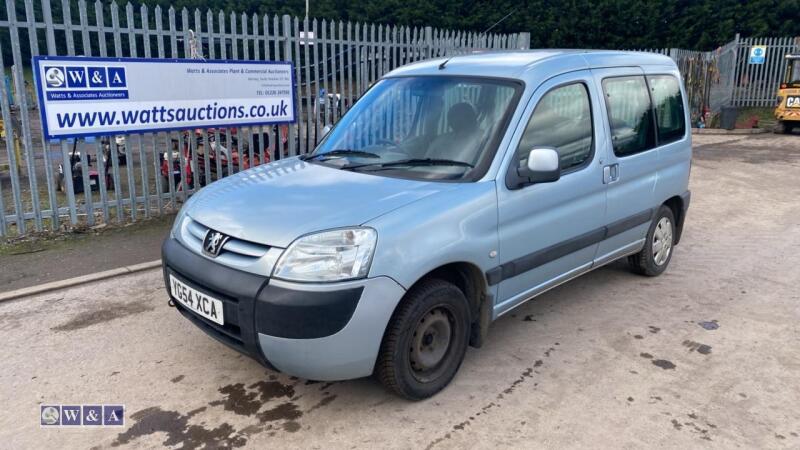 PEUGEOT PARTNER COMBI diesel van (YG54 XCA)(MoT 9th March 2024)(V5 in office) (All hour and odometer readings are unverified and unwarranted)