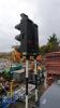 2 x traffic light heads & stands - 4