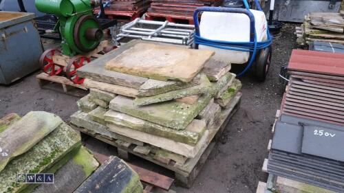 Pallet of stone flags