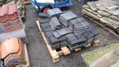 Pallet of roof tiles