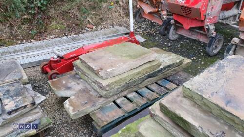 Pallet of stone flags