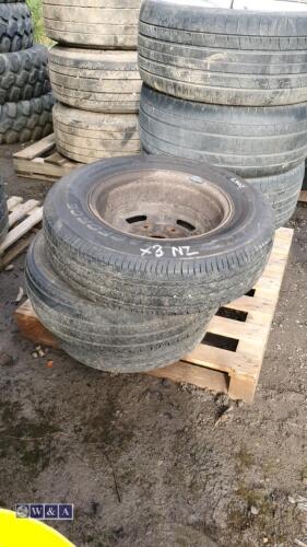 3 x FORD TRANSIT MK7 wheels & tyres (215/75 R16)