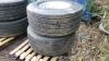 4 x CONTINENTAL 10-stud wheels & tyres (385/55 R19.5) - 2