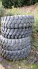 4 x GOODYEAR industrial tyres (440/80 R28) - 2