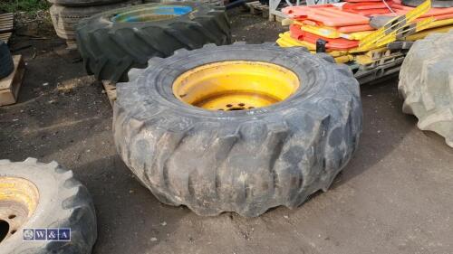 JCB wheel & tyre (18.4.26)