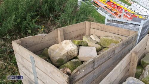 Box of building stone