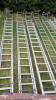 Aluminium double roof ladder