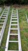 Aluminium double extendable ladder - 2