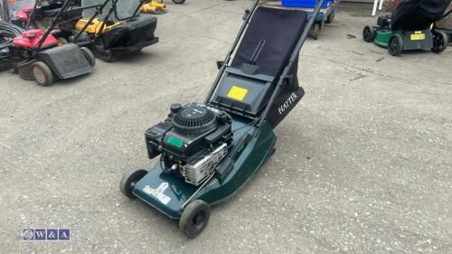 HAYTER HARRIER 41 petrol rotary mower c/w collection box