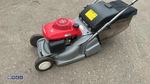 HONDA HRB425C petrol rotary roller mower c/w collection box